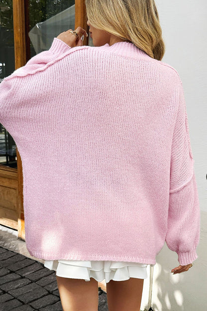 Relaxed Fit Cozy Knit Sweater
