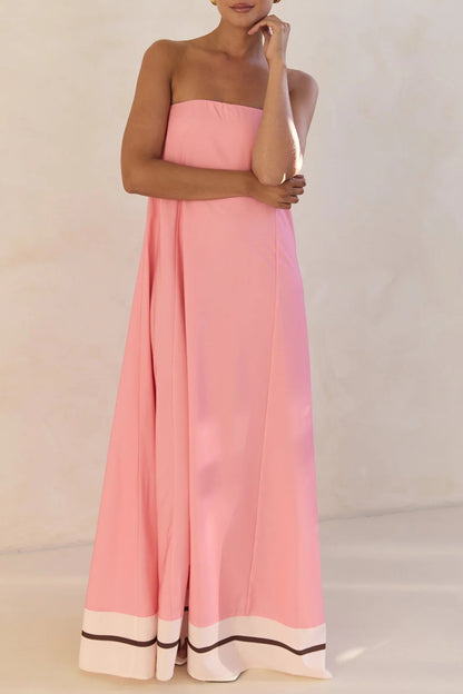 Strapless Flowy Sundress