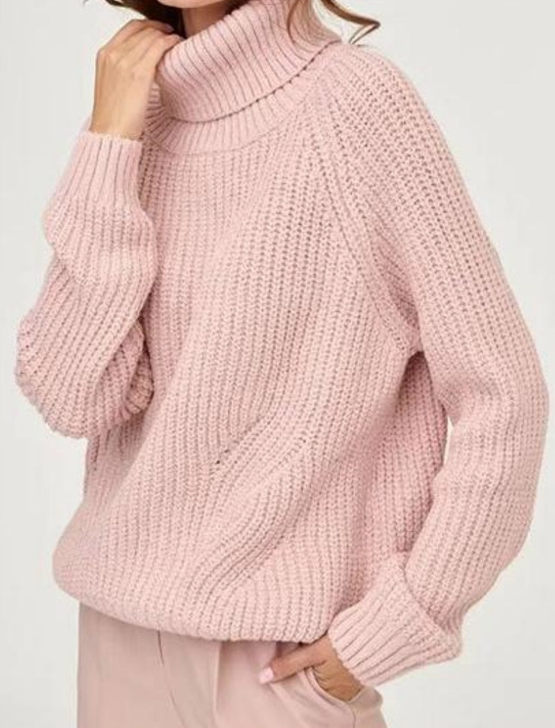 Cozy Ribbed Turtleneck Sweater