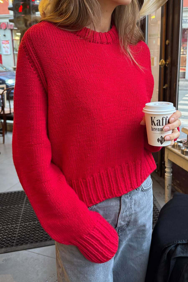 Cozy Ribbed Knit Sweater