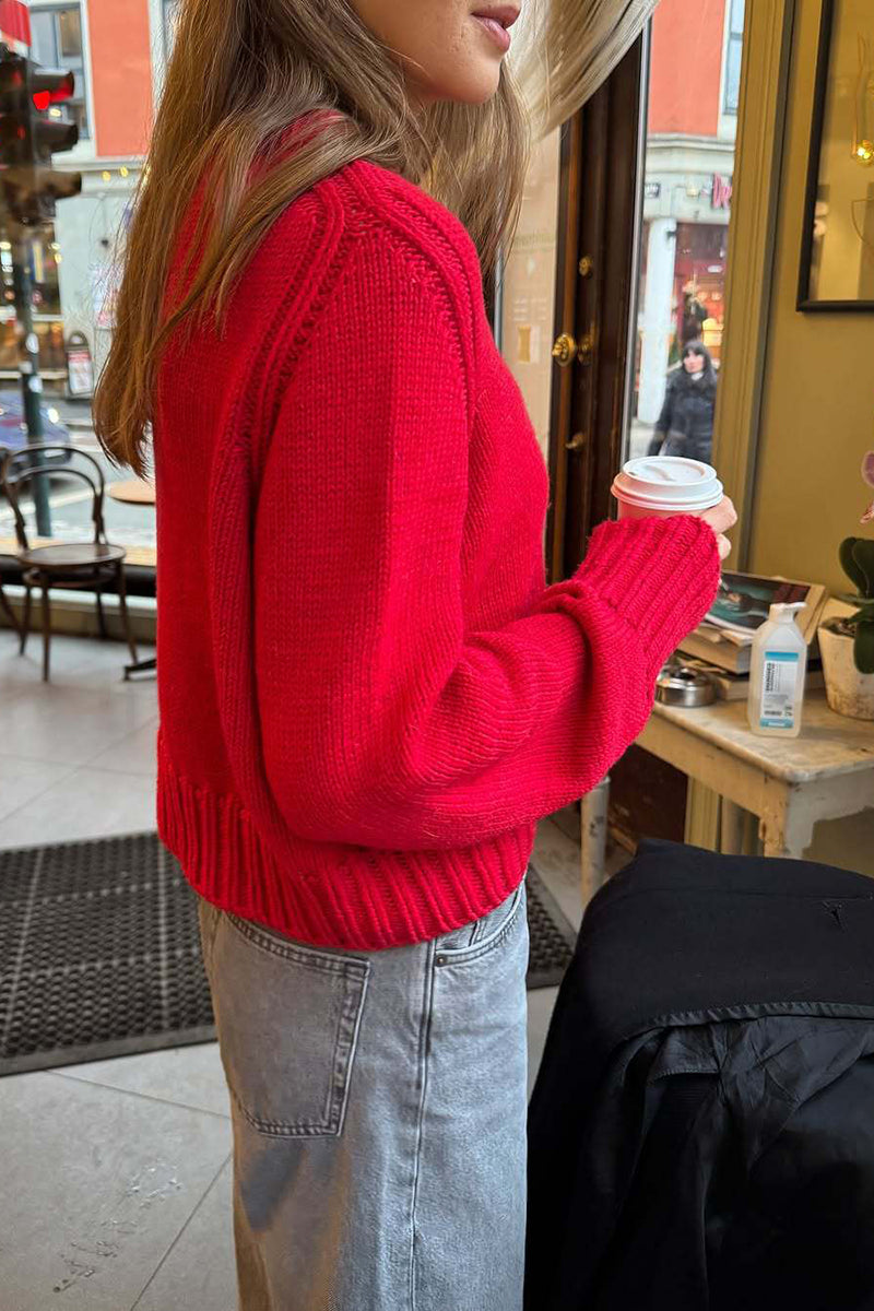 Cozy Ribbed Knit Sweater