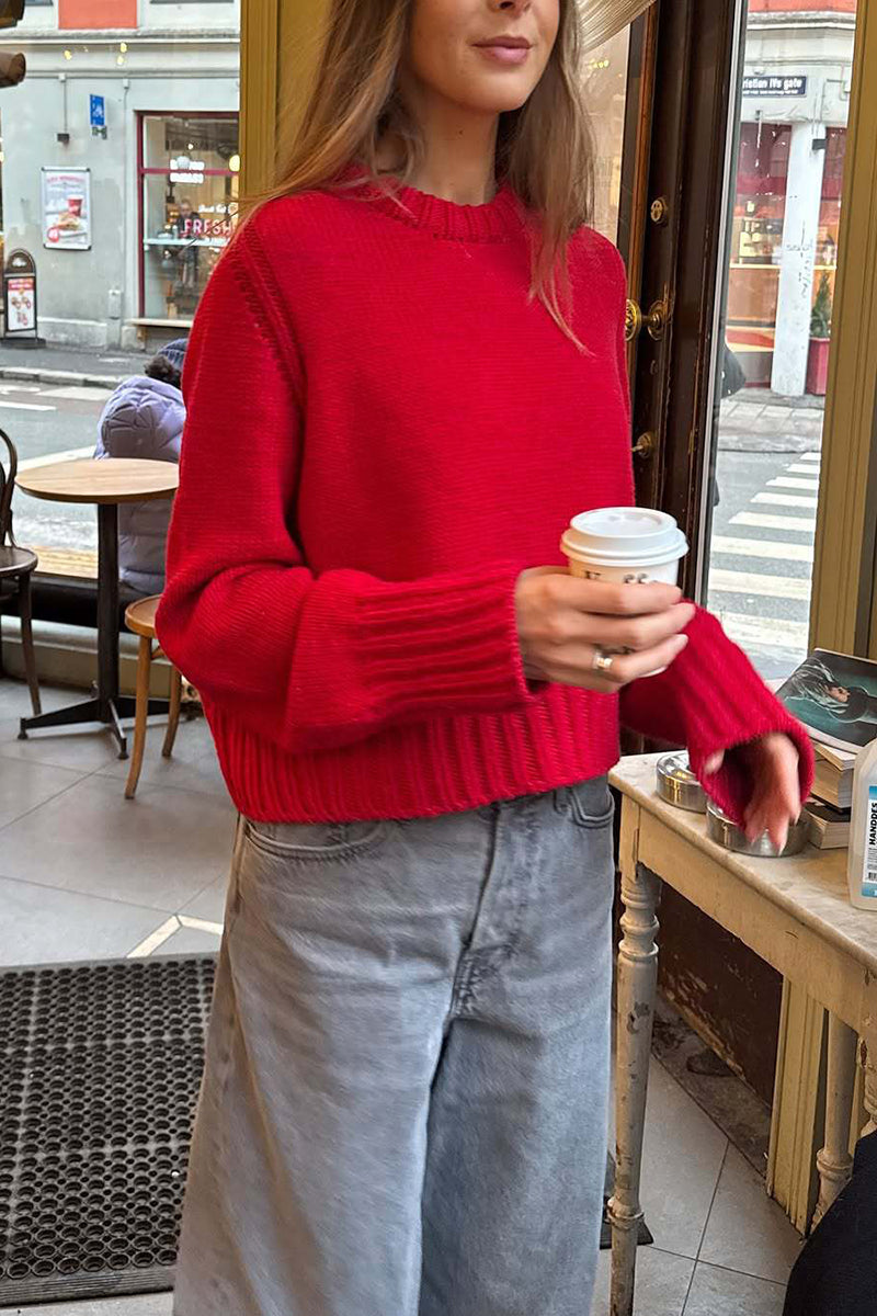 Cozy Ribbed Knit Sweater