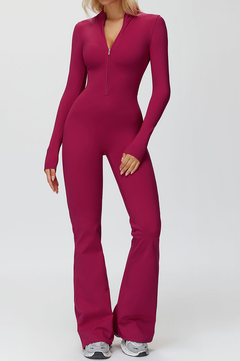 Sleek Zip-Front Jumpsuit