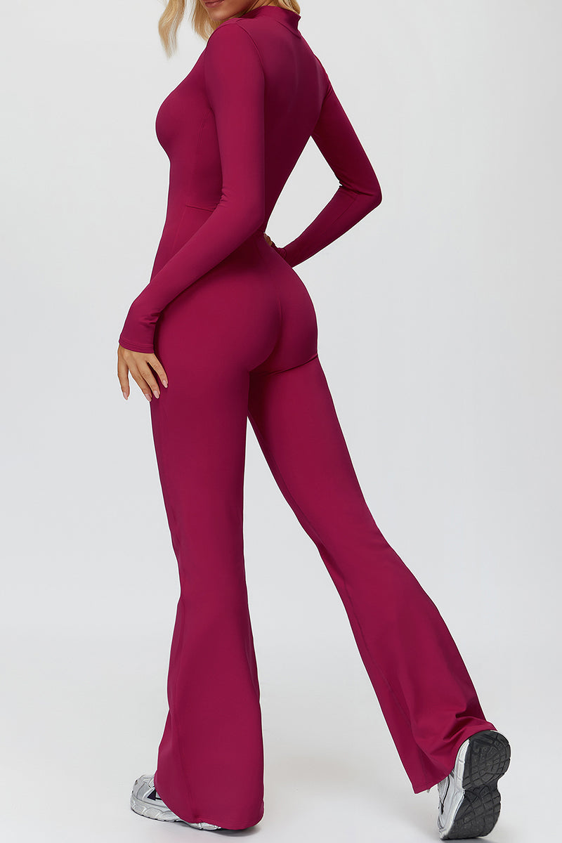 Sleek Zip-Front Jumpsuit