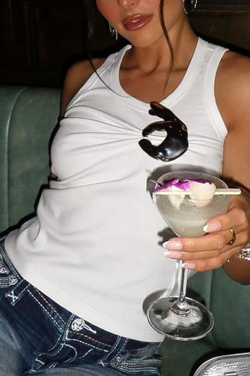 Statement Hand Detail Tank Top