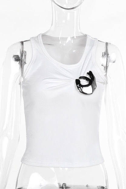 Statement Hand Detail Tank Top