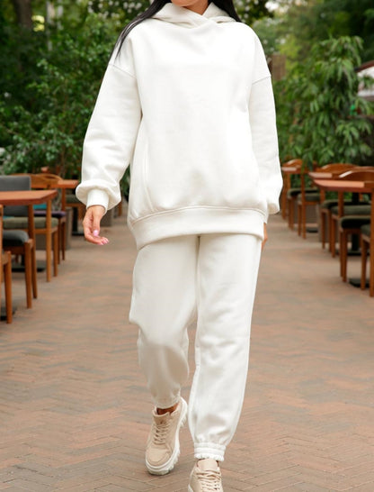 Oversized Hoodie and Joggers Two-Piece Set