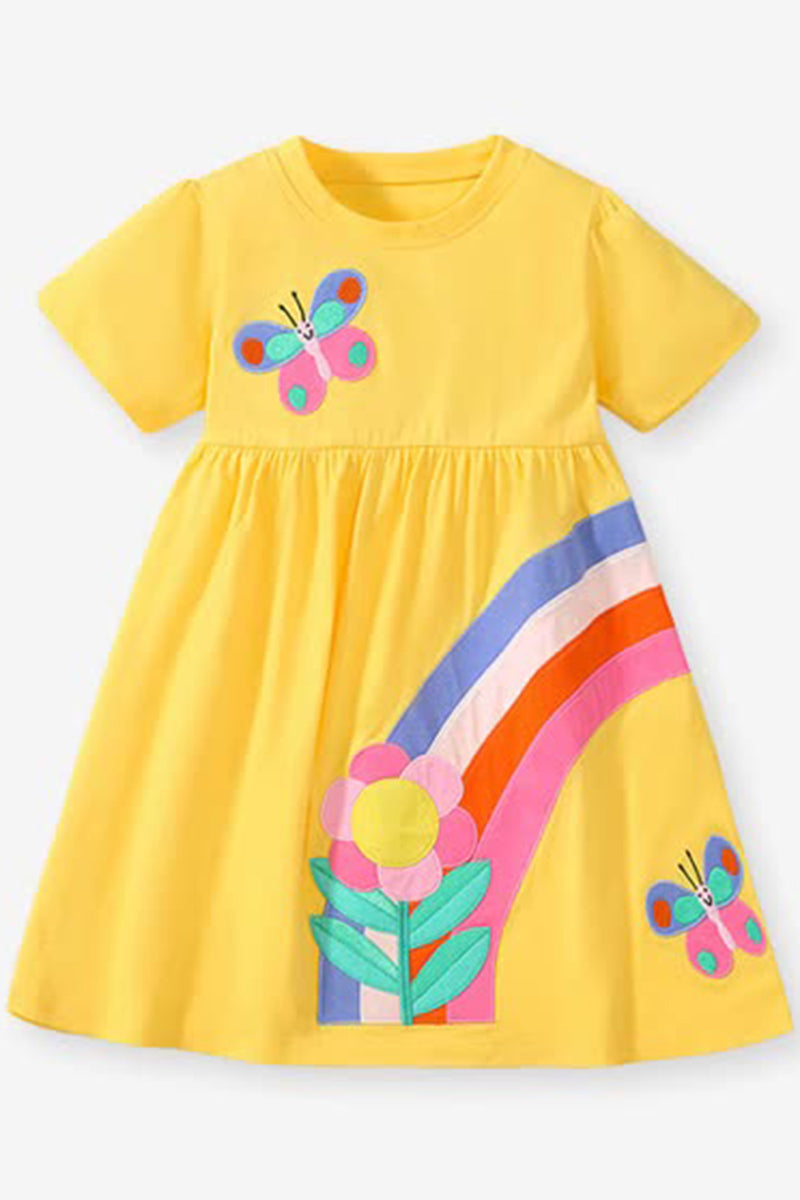 Butterfly Print Dress (Kids)