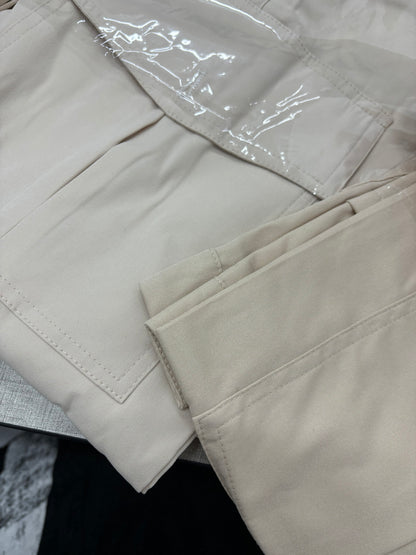 High-Waist Cargo Pants