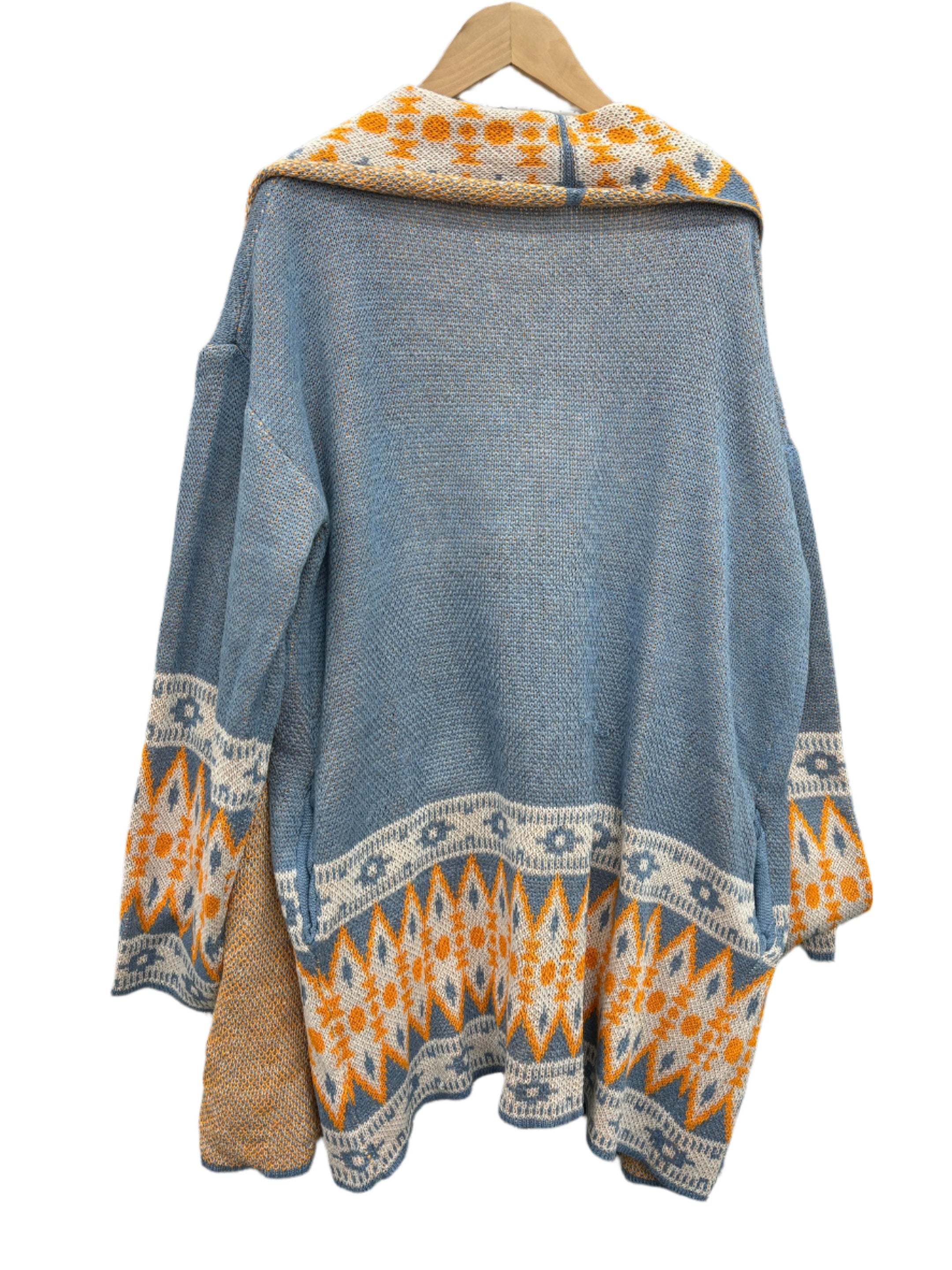 Boho Knit Open Front Cardigan [NON-RETURNABLE]