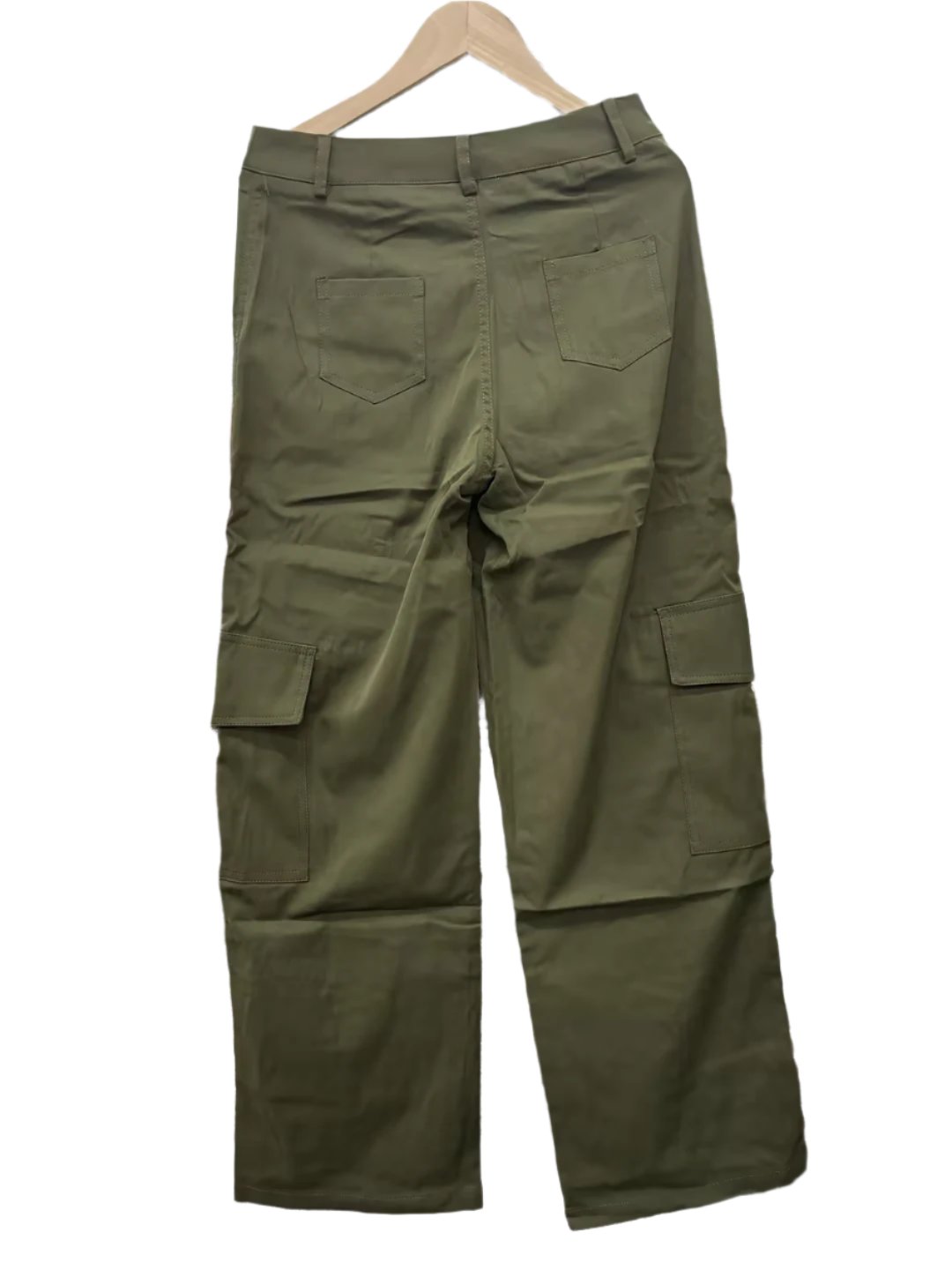 High-Waist Cargo Pants