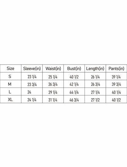 Buttoned Pajama Set with Playful Print